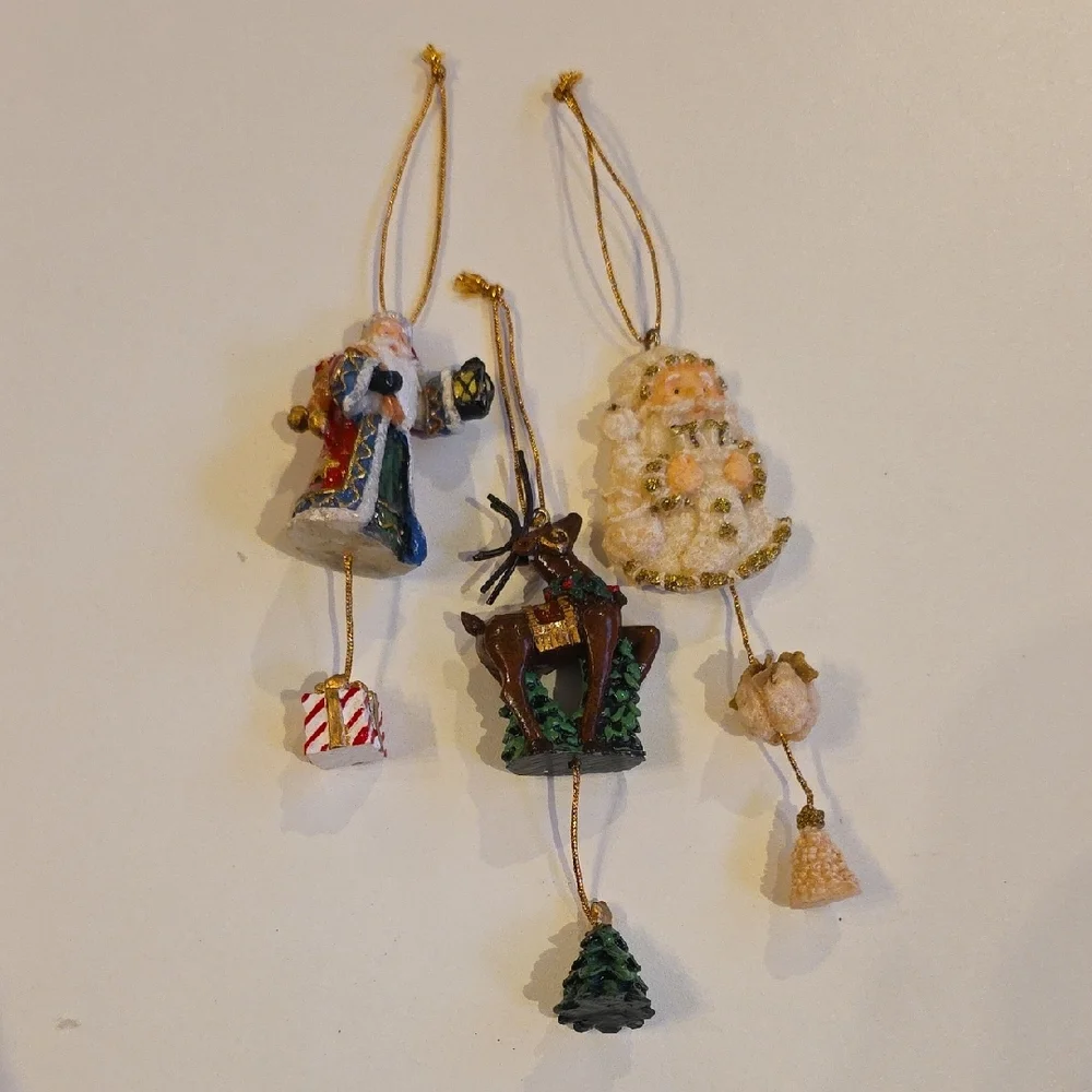 Festive Holiday Ornament Set - Multicolor